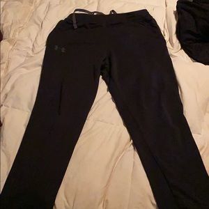 Under Armour Mens Sweatpants Black